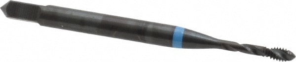 Emuge BU503200.5001 Spiral Flute Tap: #2-56, UNC, 2 Flute, Modified Bottoming, 2B Class of Fit, Cobalt, Oxide Finish Image