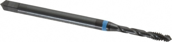 Emuge BU503200.5003 Spiral Flute Tap: #4-40, UNC, 2 Flute, Modified Bottoming, 2B Class of Fit, Cobalt, Oxide Finish Image