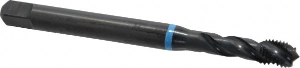 Emuge BU503210.5044 Spiral Flute Tap: 5/16-24, UNF, 3 Flute, Modified Bottoming, 3B Class of Fit, Cobalt, Oxide Finish Image