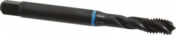 Emuge BU503210.5011 Spiral Flute Tap: 3/8-16, UNC, 3 Flute, Modified Bottoming, 3B Class of Fit, Cobalt, Oxide Finish Image