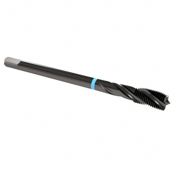 Emuge CU503210.5046 Spiral Flute Tap: 7/16-20, UNF, 3 Flute, Modified Bottoming, 3B Class of Fit, Cobalt, Oxide Finish Image