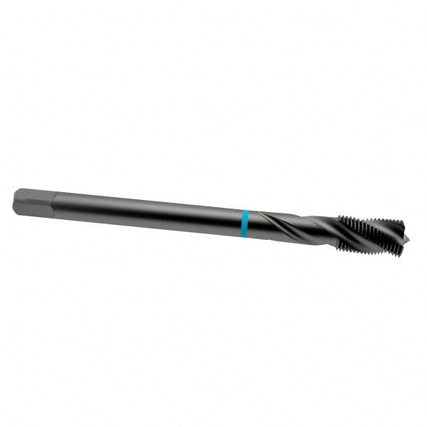 Emuge CU503200.5013 Spiral Flute Tap: 1/2-13, UNC, 3 Flute, Modified Bottoming, 2B Class of Fit, Cobalt, Oxide Finish Image