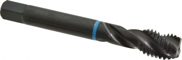 Emuge CU503210.5015 Spiral Flute Tap: 5/8-11, UNC, 3 Flute, Modified Bottoming, 3B Class of Fit, Cobalt, Oxide Finish Image