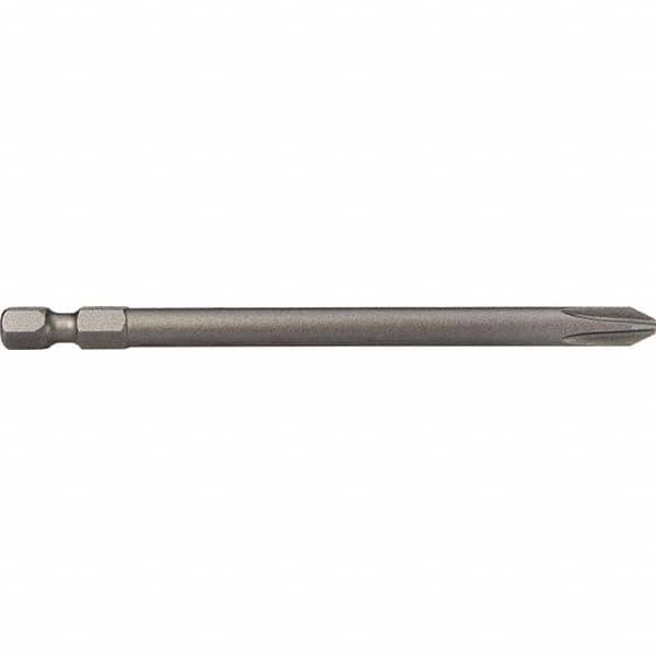 Power Screwdriver Bit: #2 Phillips, #2 Speciality Point Size