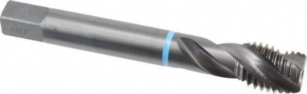 Emuge CU503200.5016 Spiral Flute Tap: 3/4-10, UNC, 3 Flute, Modified Bottoming, 2B Class of Fit, Cobalt, Oxide Finish Image