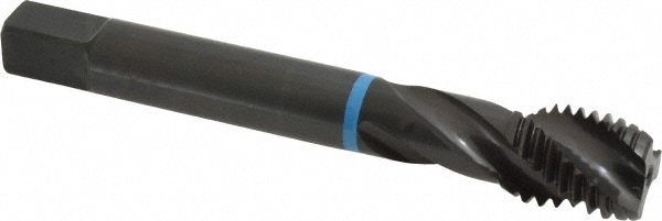 Emuge CU503210.5016 Spiral Flute Tap: 3/4-10, UNC, 3 Flute, Modified Bottoming, 3B Class of Fit, Cobalt, Oxide Finish Image