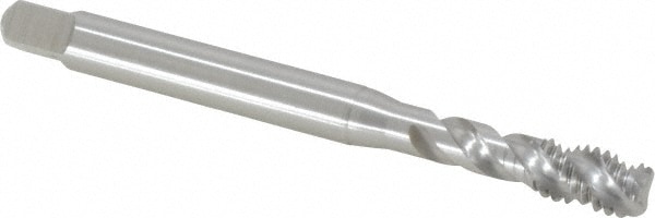 Emuge BU513500.5010 Spiral Flute Tap: 5/16-18, UNC, 3 Flute, Bottoming, 2B Class of Fit, Cobalt, Bright/Uncoated Image