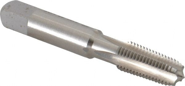 Emuge AW181000.5763 Standard Pipe Tap: 1/16-27, NPT, 4 Flutes, Cobalt, Bright/Uncoated 