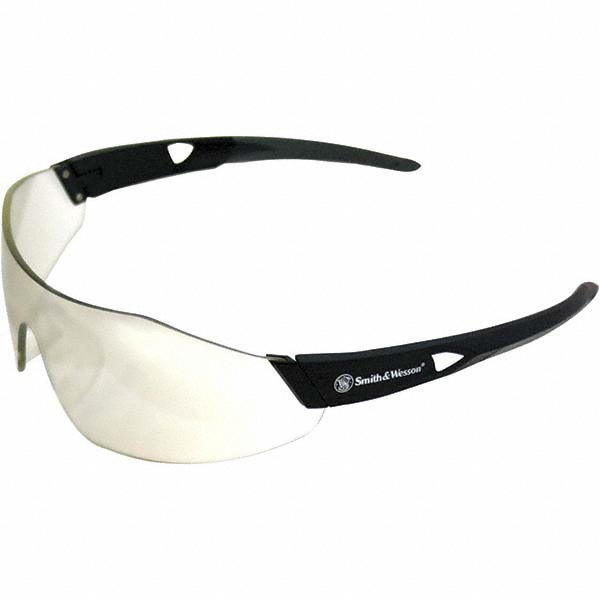 Smith & Wesson SW103-10 White Frame Clear Gloss Lens Shooting Goggles
