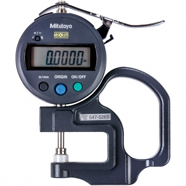 0mm to 12mm Measurement, 0.001mm Resolution Electronic Thickness Gage