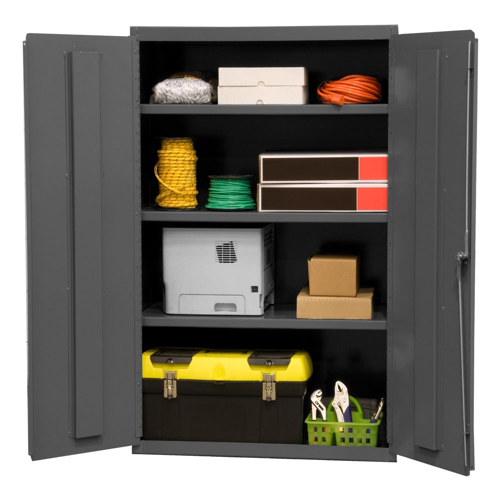 Durham 3601-95 Locking Steel Storage Cabinet: 36" Wide, 18" Deep, 60" High Image