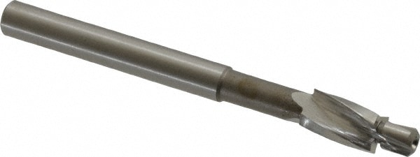 Solid Pilot Counterbore: 0.304" Dia, 0.195" Pilot, 3 Flutes