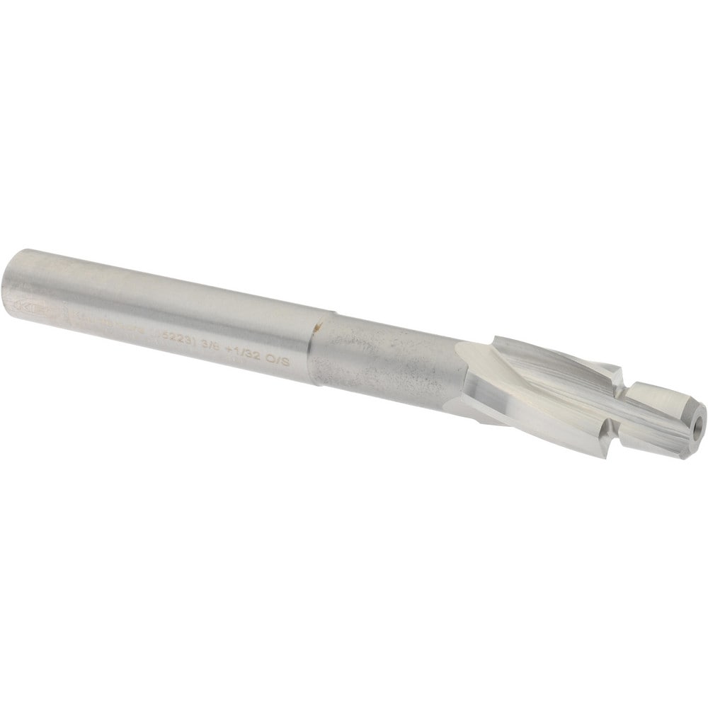 Solid Pilot Counterbore: 0.604" Dia, 0.406" Pilot, 3 Flutes