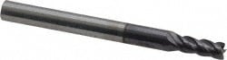 ProMax 155-01024 Square End Mill: 5/32 Dia, 3/8 LOC, 3/16 Shank Dia, 2 OAL, 4 Flutes, Solid Carbide Image