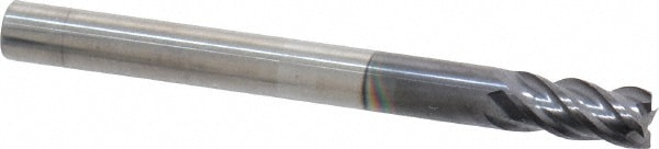 ProMax 155-01224 Square End Mill: 3/16 Dia, 3/8 LOC, 3/16 Shank Dia, 2 OAL, 4 Flutes, Solid Carbide Image