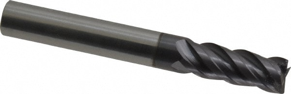 ProMax 155-02014 Square End Mill: 5/16 Dia, 3/4 LOC, 5/16 Shank Dia, 2-1/2 OAL, 4 Flutes, Solid Carbide Image