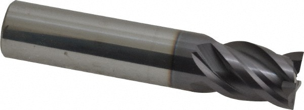 ProMax 155-03224 Square End Mill: 1/2 Dia, 5/8 LOC, 1/2 Shank Dia, 2-1/2 OAL, 4 Flutes, Solid Carbide Image