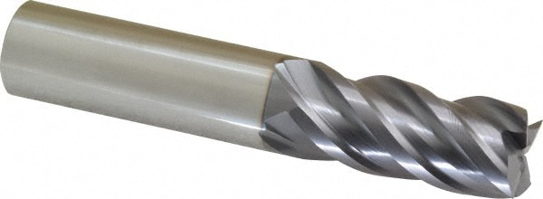 ProMax 155-04814 Square End Mill: 3/4 Dia, 1-5/8 LOC, 3/4 Shank Dia, 4 OAL, 4 Flutes, Solid Carbide Image