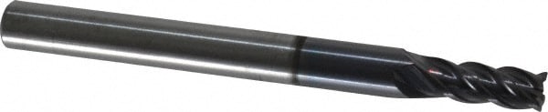 ProMax 156-11024 Corner Radius End Mill: 0.1563" Dia, 3/8" LOC, 0.01" Radius, 4 Flutes, Solid Carbide Image