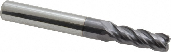 ProMax 156-31814 Corner Radius End Mill: 0.2813" Dia, 3/4" LOC, 0.02" Radius, 4 Flutes, Solid Carbide Image