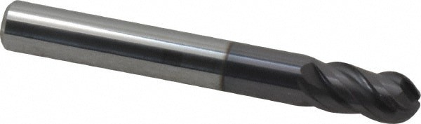 ProMax 157-02024 Ball End Mill: 0.3125" Dia, 0.5" LOC, 4 Flute, Solid Carbide Image