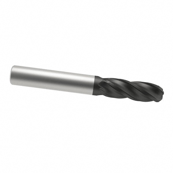 ProMax 157-02414 Ball End Mill: 0.375" Dia, 0.875" LOC, 4 Flute, Solid Carbide Image