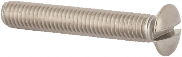 Value Collection M4SOM0060040CP Machine Screw: Oval Head, Slotted Image