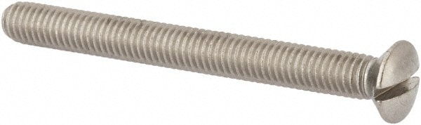 Value Collection M4SOM0060060CP Machine Screw: Oval Head, Slotted Image