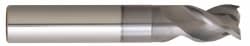 Niagara Cutter 17002219 Corner Radius End Mill: 1" Dia, 1-1/4" LOC, 0.04" Radius, 3 Flutes, Solid Carbide 