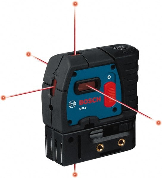 CST/berger GPL5 Self Leveling Plumb & Square Laser Level: 5 Beams, Red Beam 