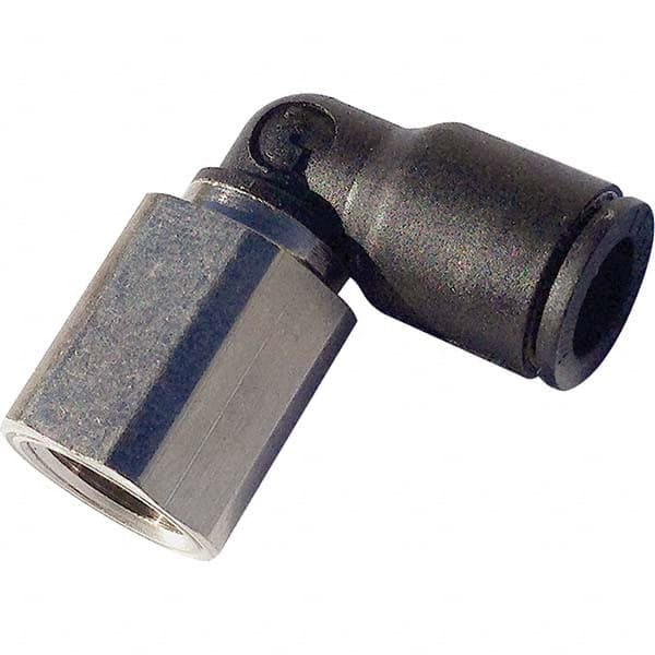 Push-To-Connect Tube Fitting: Female Elbow, 1/8" Thread