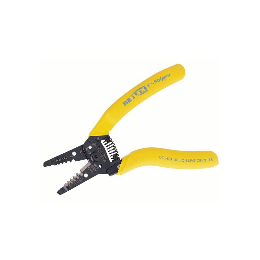 Wire Stripper: 16 AWG to 8 AWG Max Capacity