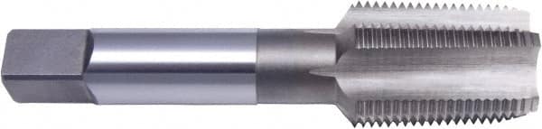 Greenfield Threading 384524 Extension Pipe Tap: 1/8-27 NPT, 4 Flutes, Taper Chamfer, High Speed Steel 