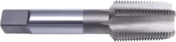 Greenfield Threading 384524 Extension Pipe Tap: 1/8-27 NPT, 4 Flutes, Taper Chamfer, High Speed Steel Image