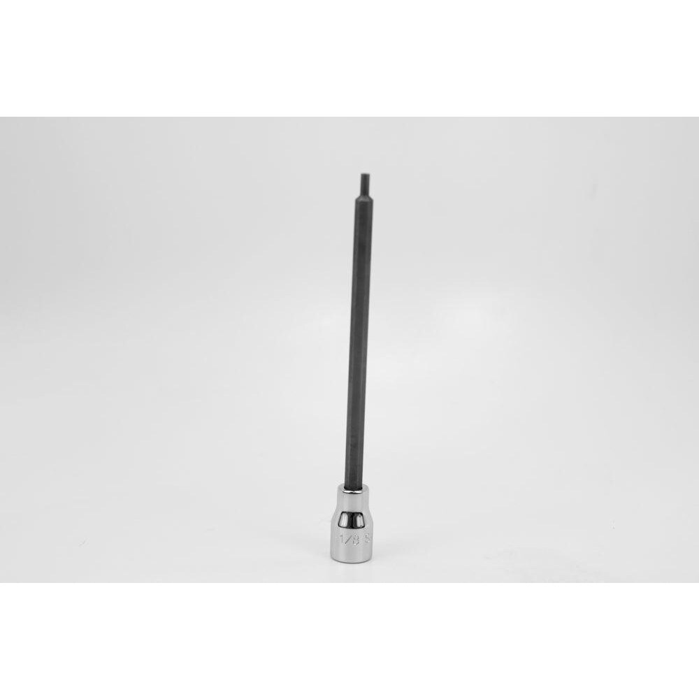 Hand Hex Bit Socket: 3/8" Drive, 1/8" Hex