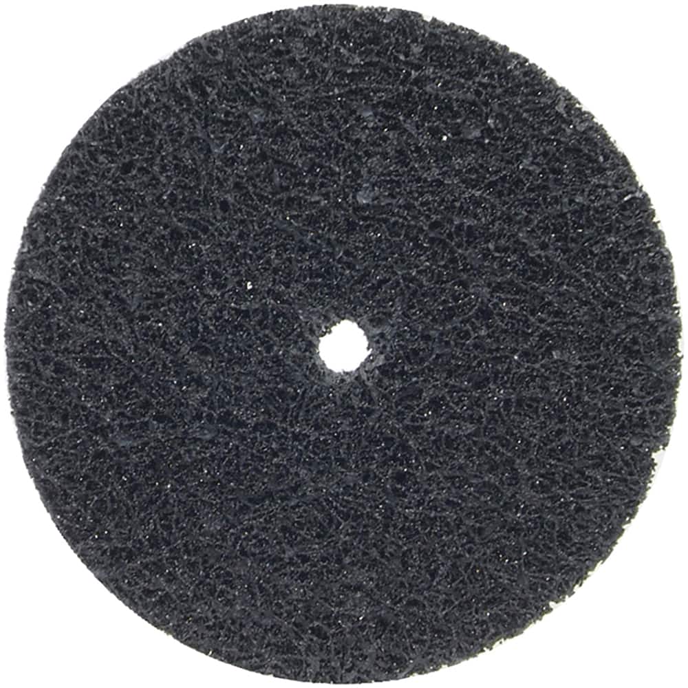 Deburring Disc: 6" Dia, 1/2" Hole, Extra Coarse Grade, Aluminum Oxide