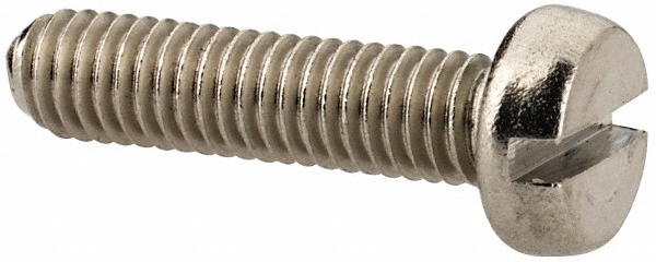 Value Collection M4SLM0030012CP Machine Screw: Fillister Head, Slotted Image