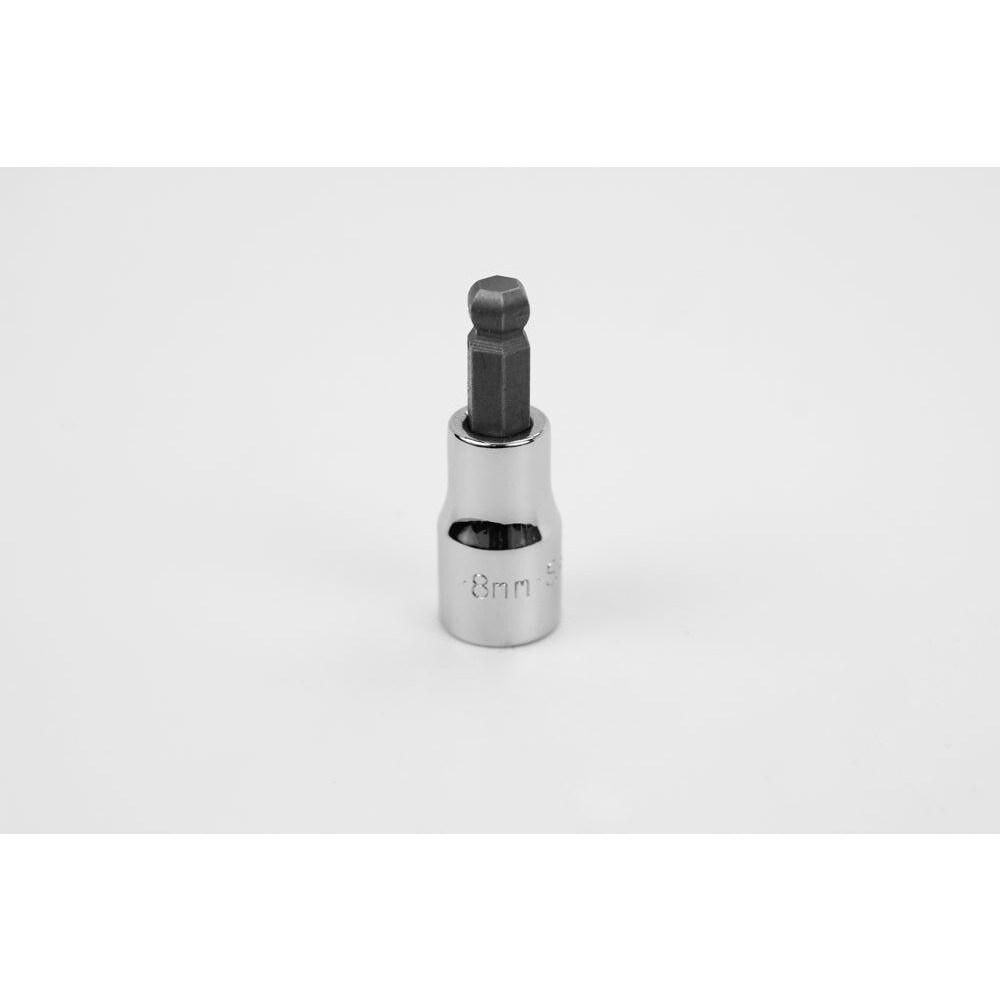 Hand Hex Bit Socket: 3/8" Drive, 8 mm Hex