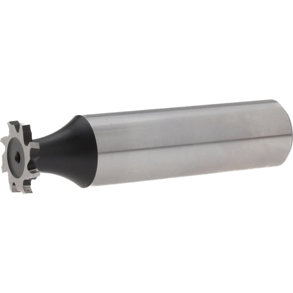 Woodruff Keyseat Cutter: 0.5" Cut Dia, 0.0625" Cut Width, 1/2" Shank Dia, Staggered Tooth