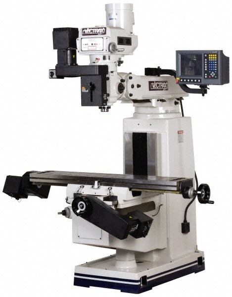 CNC Milling Machine: 10 x 54" Table, 3 Phase, Acu-Rite