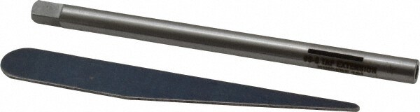 Tap Extension: #0 to #6 Tap, 4" OAL, 0.141" Tap Shank Dia