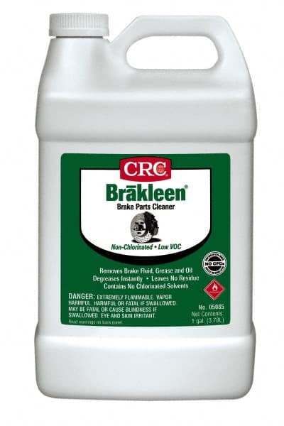 CRC Brake Parts Cleaner: Solvent, Liquid, Non-Chlorinated, Flammable,  Bottle, 1 gal Container Size - 33KL41