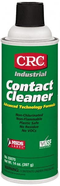 CRC 1003332 Contact Cleaner: 16 oz Aerosol Can 