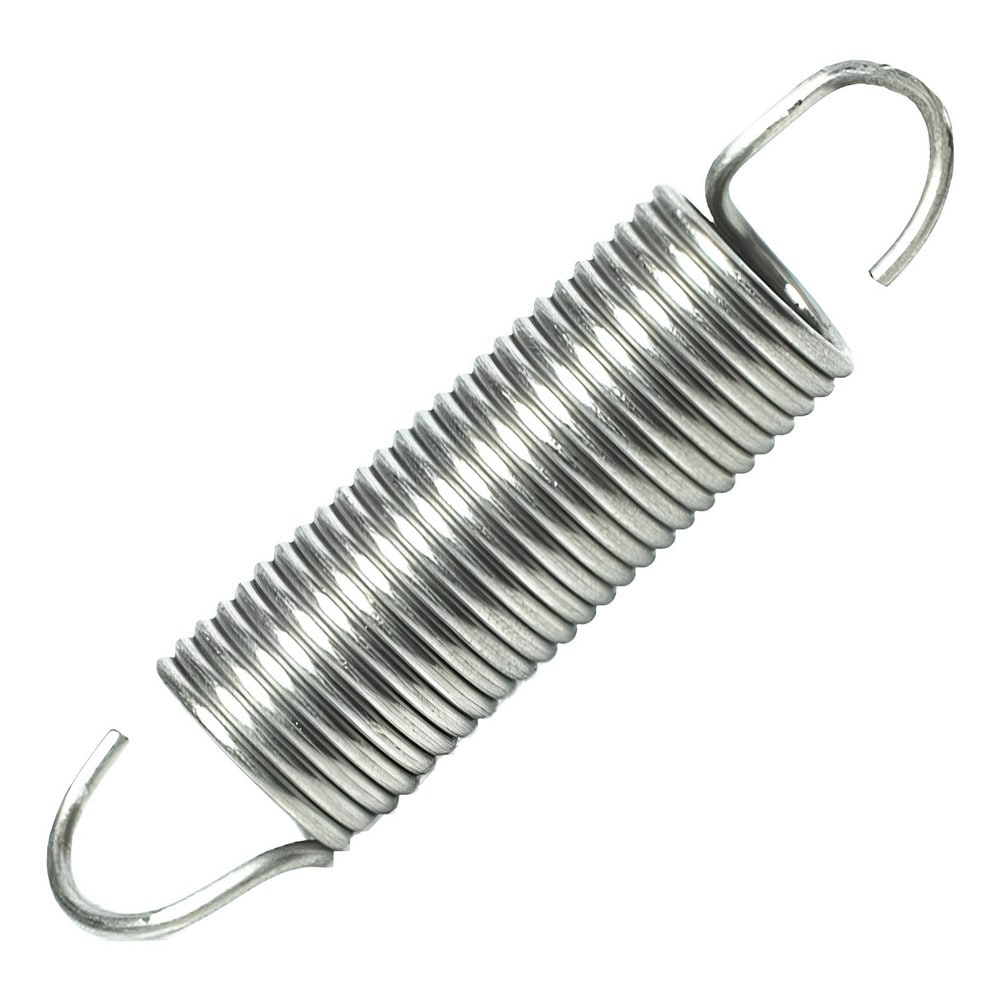 Extension Springs; End Type: Hook ; Outside Diameter (Decimal Inch - 4 Decimals): 0.5000 ; Spring Rate: 2.6700 ; Material: Stainless Steel ; Overall Length (Decimal Inch): 3.6100 ; Initial Tension (Lb.): 1