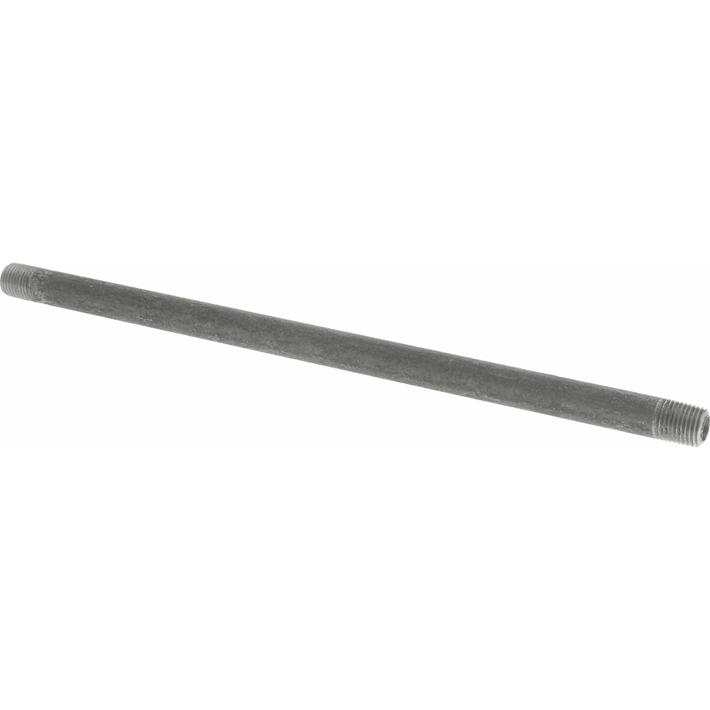 Black Pipe Nipple: 1/4" Dia x 11" Long, Schedule 80