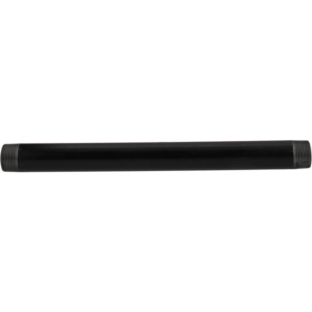 Black Pipe Nipple: 1-1/4" Dia x 18" Long, Schedule 80