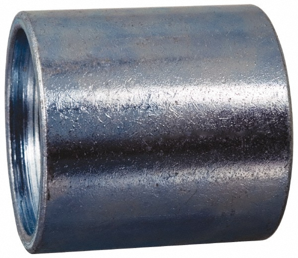 Steel Pipe Coupling: 1/4" Fitting - Threaded, 300 psi Liquid & Gas, 300 psi Steam