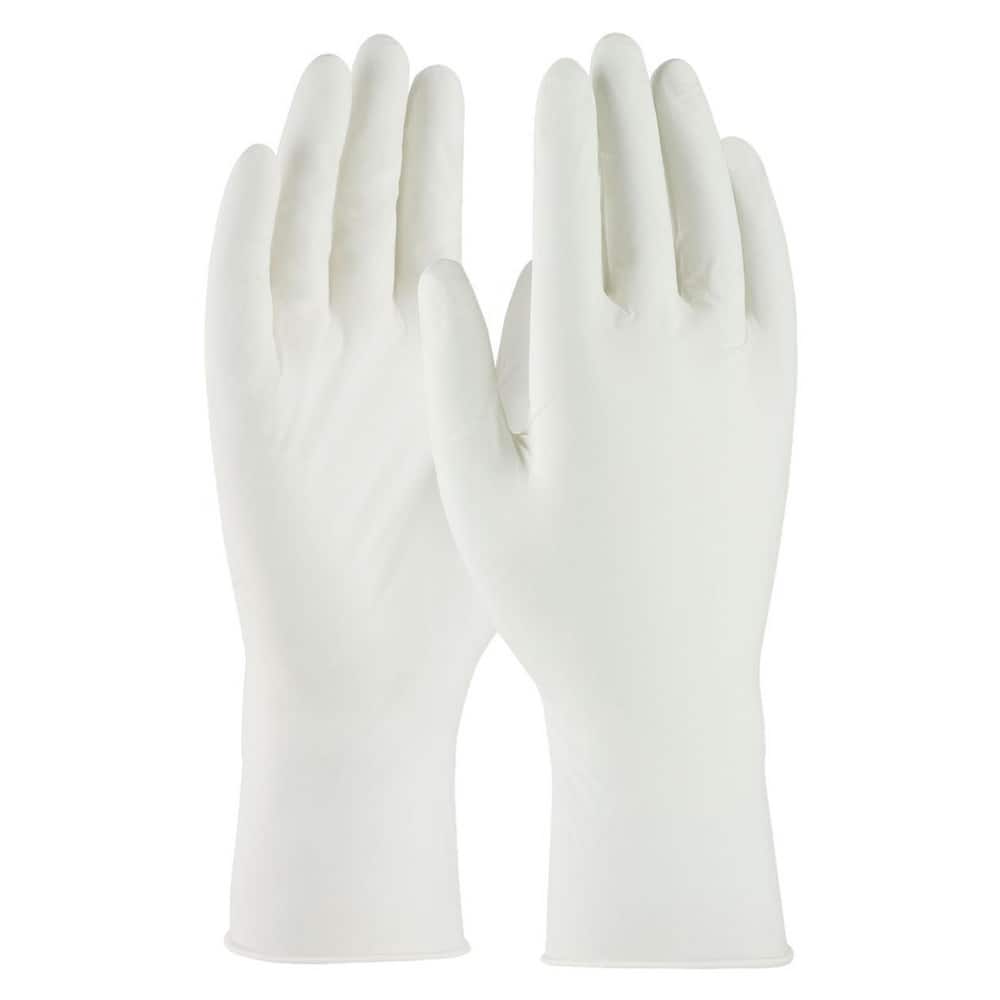 Disposable Gloves: Large, 5 mil Thick, Nitrile, Cleanroom Grade