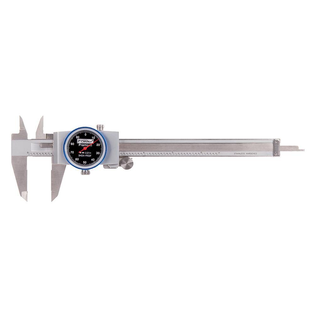Dial Caliper: 6'' Range, 0.001'' Graduation, 0.1'' per Revolution
