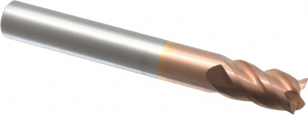 ProMax 111-02022 Square End Mill: 5/16 Dia, 1/2 LOC, 5/16 Shank Dia, 2-1/2 OAL, 4 Flutes, Solid Carbide Image